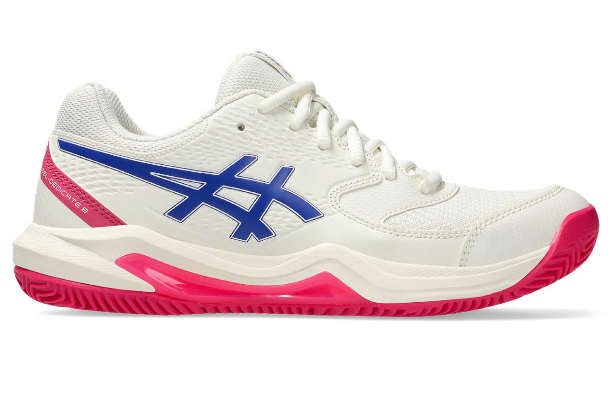 Asics Gel-Dedicate 8 Clay - cream/dark cobalt