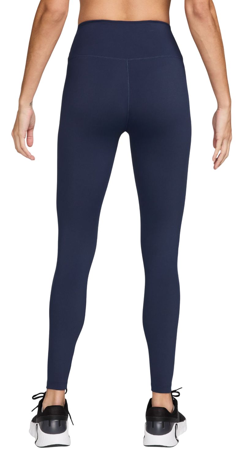 Nike One High Waist Full Length - midnight navy/white 