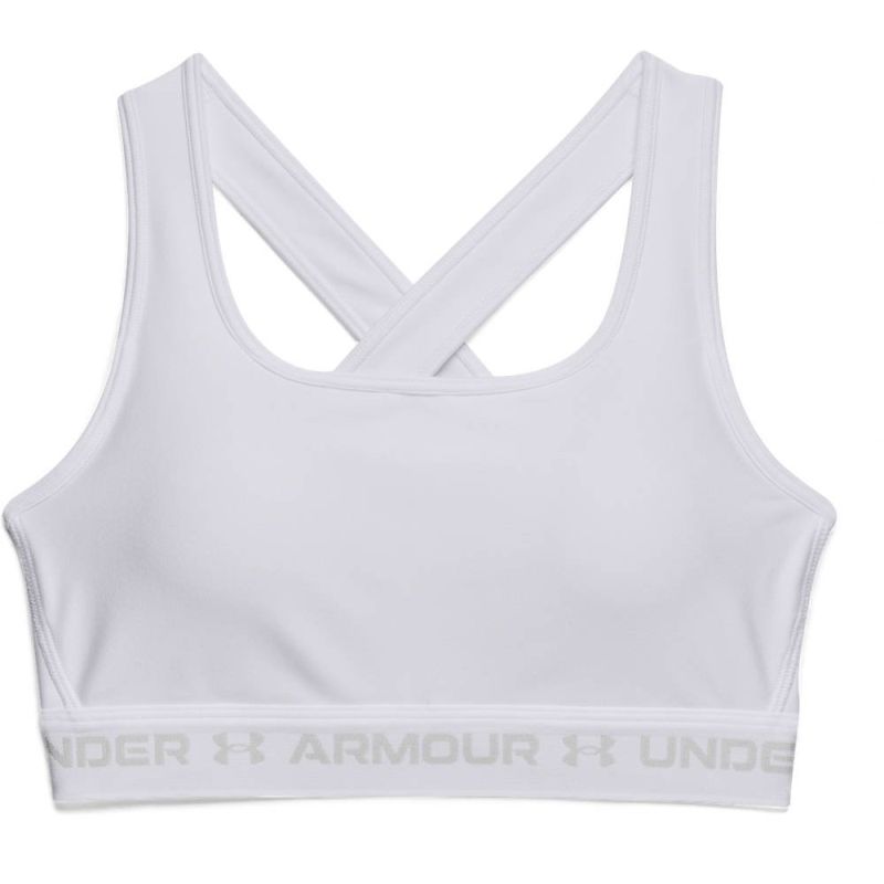 Under Armour Crossback Mid Bra - white