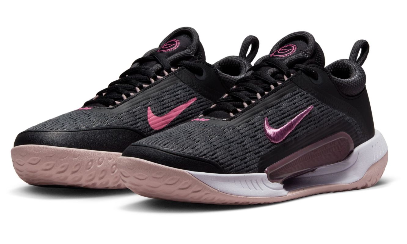 Nike Zoom Court NXT dark smoke grey/pinksicle/black