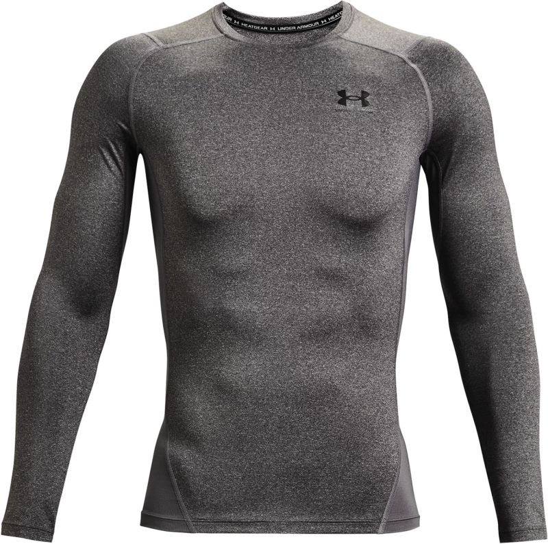 Under Armour HeatGear Armour Comp Long Sleeve M - carbon heather/black