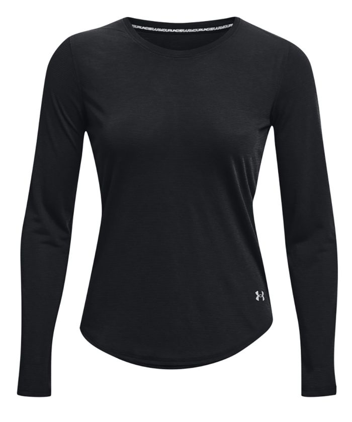 Under Armour Women's Streaker Long Sleeve - black/reflective