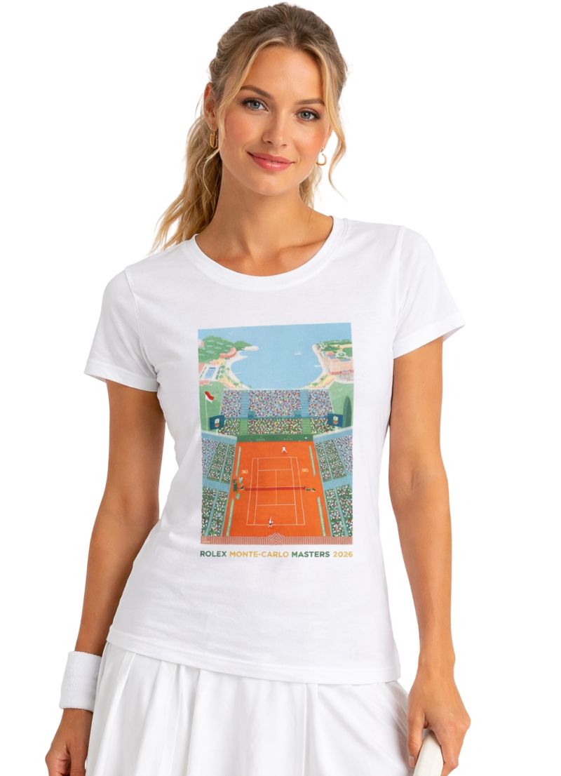 Monte-Carlo Rolex Masters Affiche Print - white