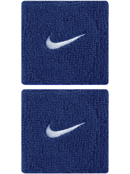 Nike Swoosh Wristbands - royal blue/white