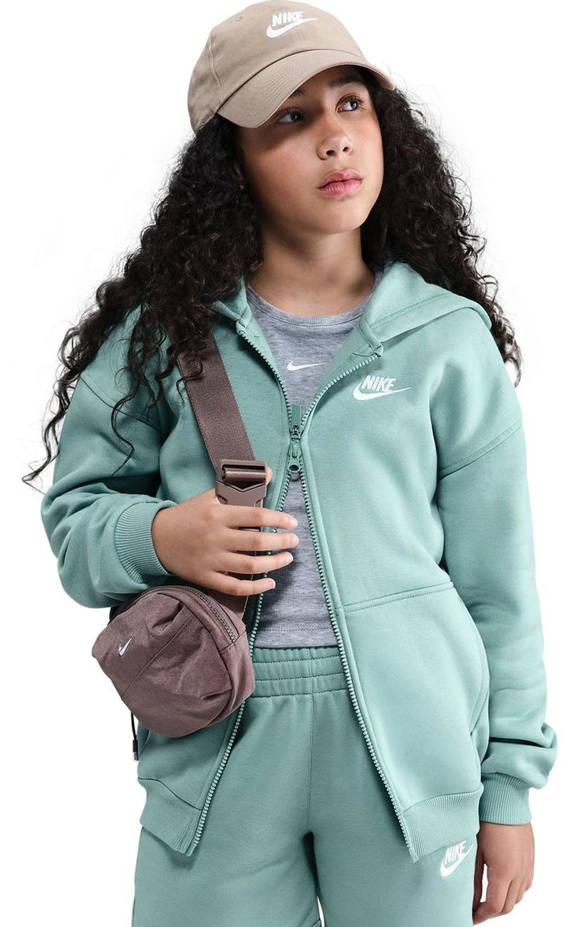 Nike Kids Sportswear Club Fleece Oversized Full Zip - cannon/white 