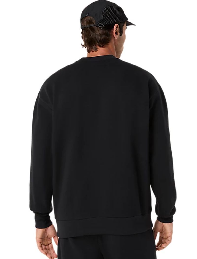 Asics Fleece Crew-Neck Top Relaxed - performance black