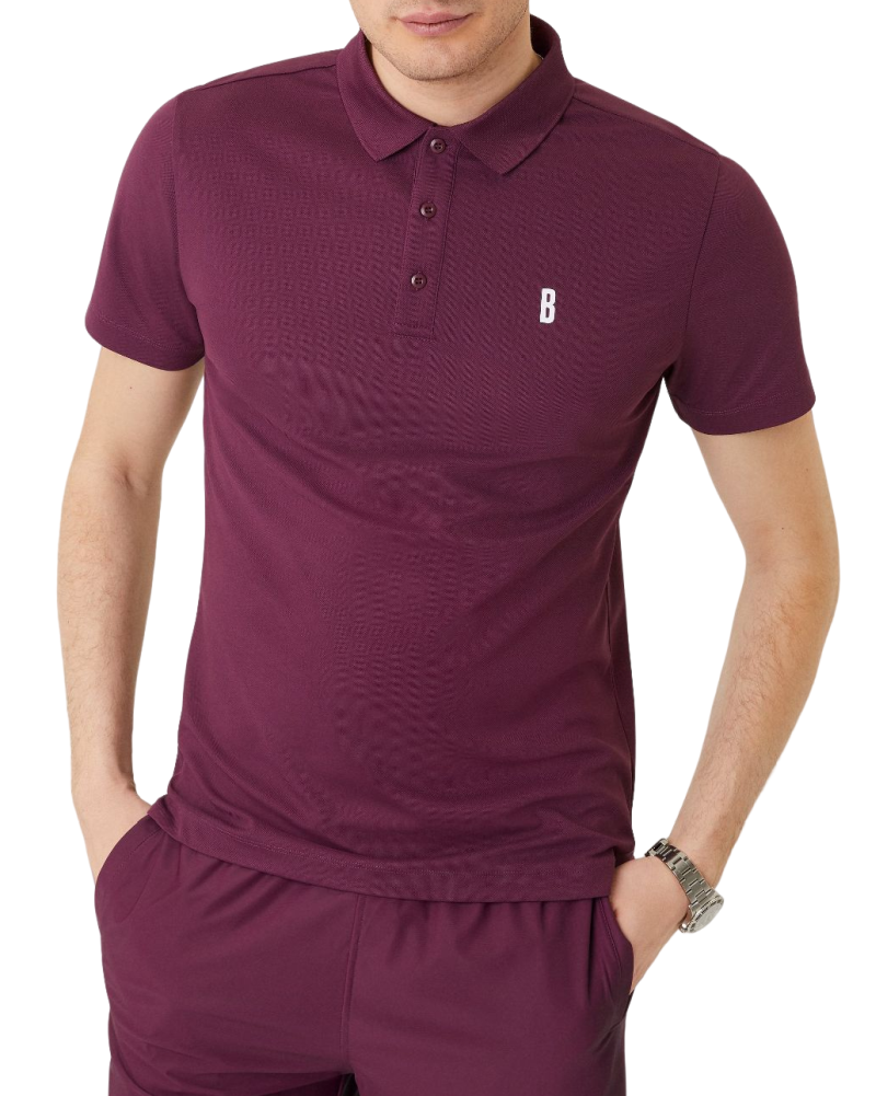 10000755_PE003_1 Björn Borg Ace Polo - grape wine