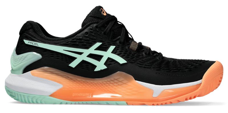 Asics Gel-Resolution 9 Padel - black/mint tint