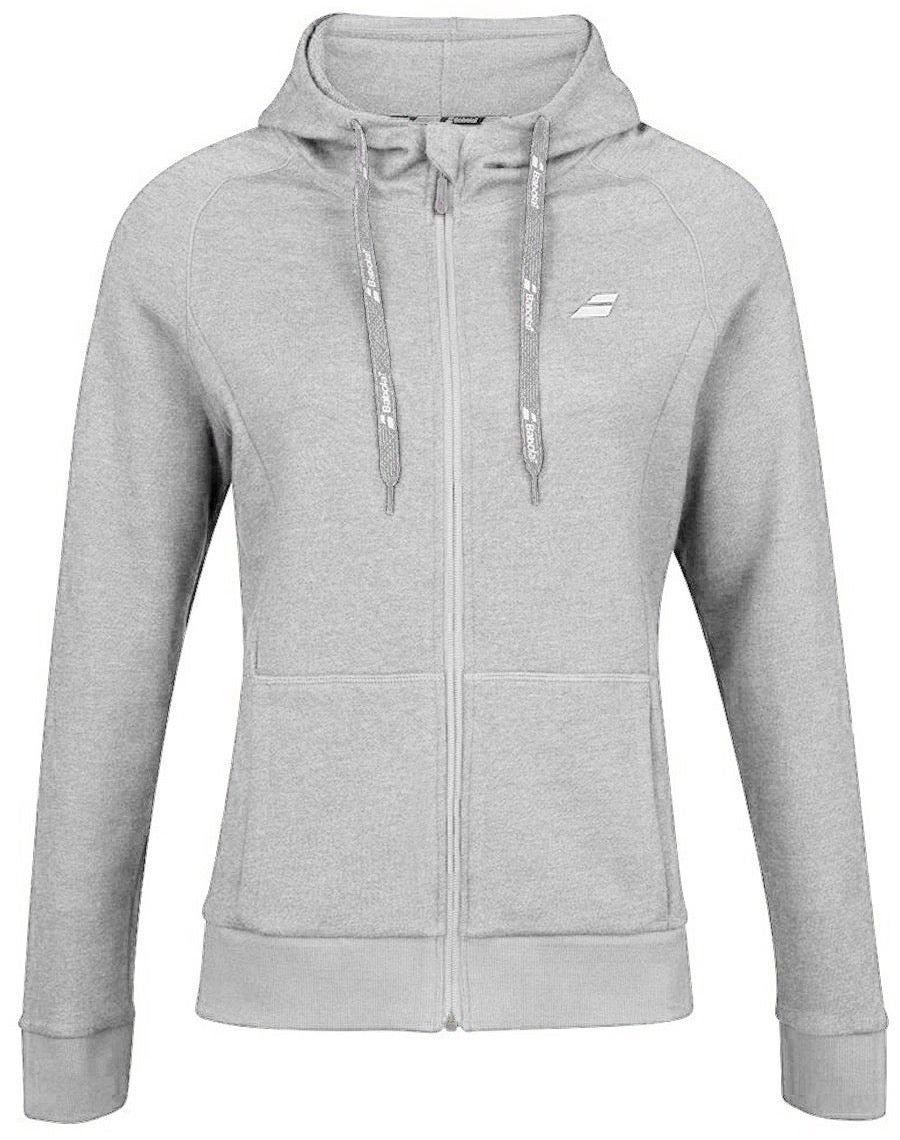 babolat-exercise-hood-jacket-girl-high-rise-heather-1 Babolat Exercise Hood Jacket Girl - high rise heather