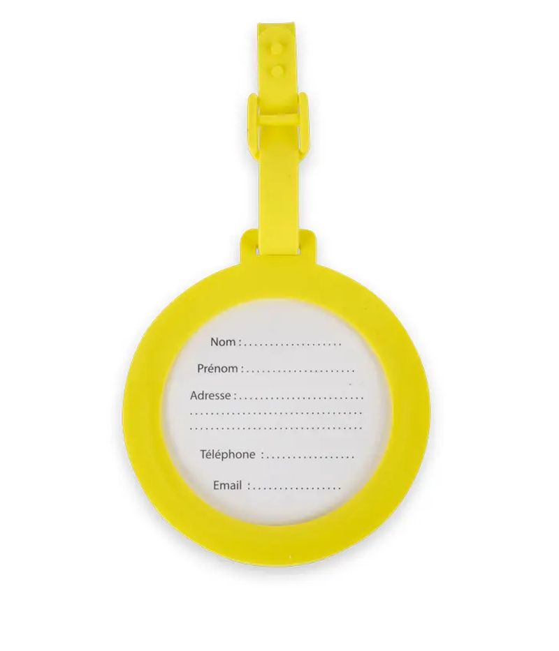Roland Garros Travel Label - yellow