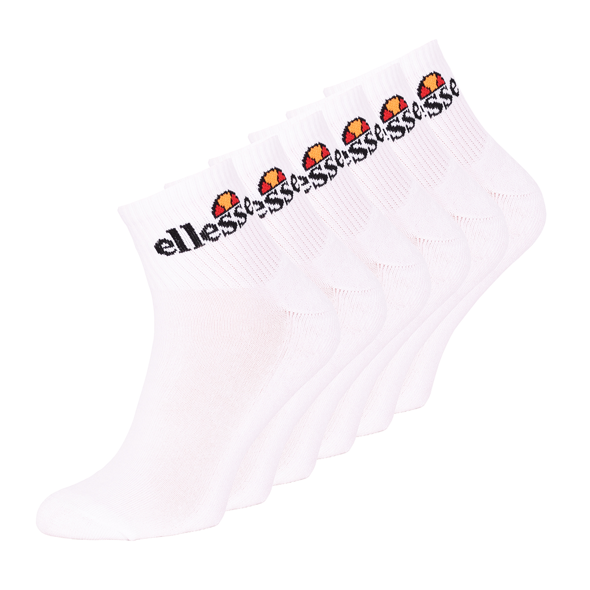 Ellesse Volli Ankle Sock 6P - white