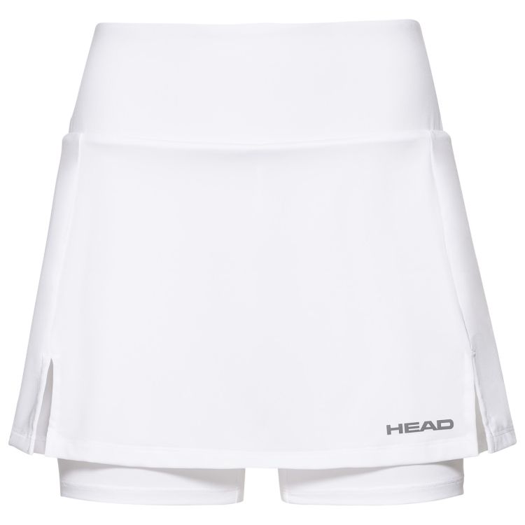 Head Club Basic Skort Long W - white Head Club Basic Skort Long W - white