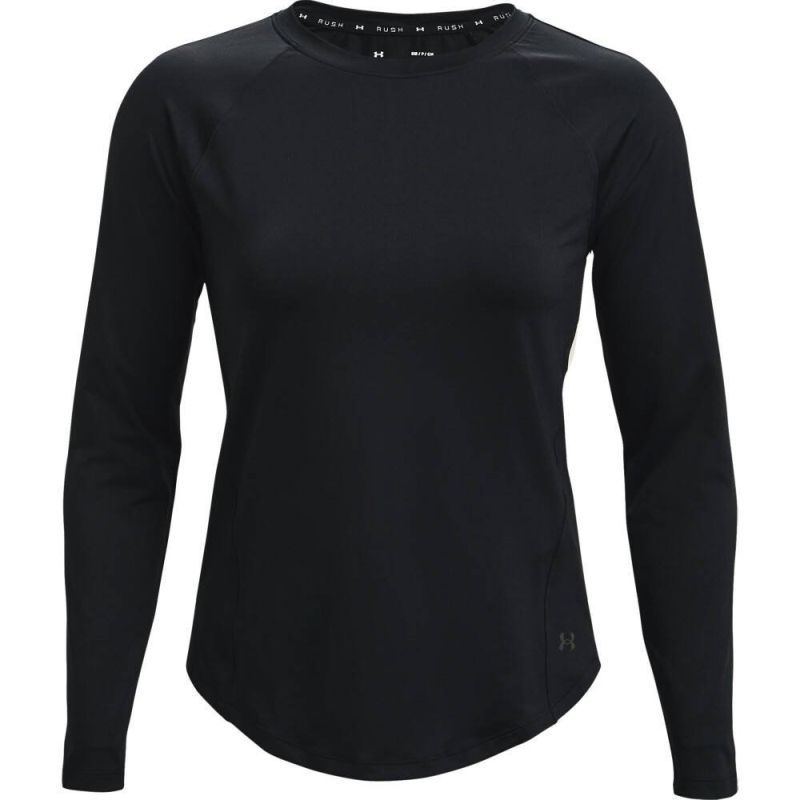 Under Armour Womens UA RUSH™ Long Sleeve - black Under Armour Womens UA RUSH™ Long Sleeve - black