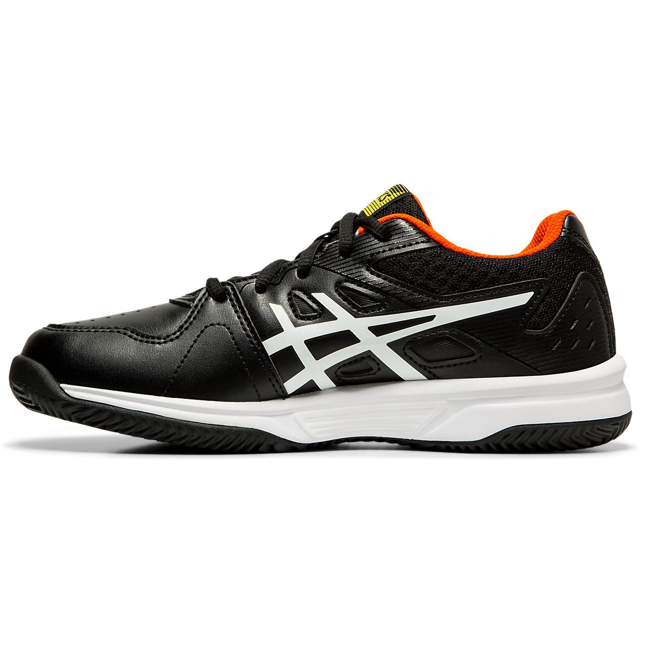 asics-court-slide-clay-gs-black-white-1 Asics Court Slide Clay GS - black/white