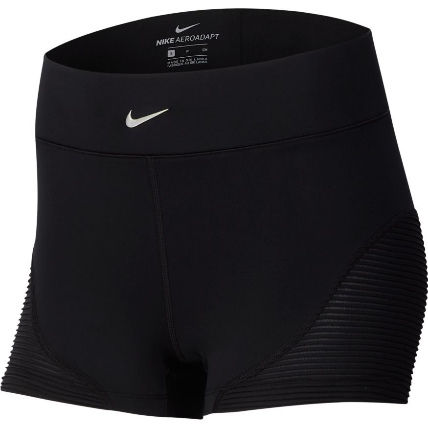 Nike Pro AeroAdapt 3in Short - black/black/metallic silver