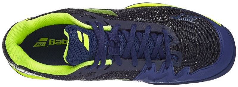 Babolat Jet Mach II Clay Men - estate blue/fluo yellow
