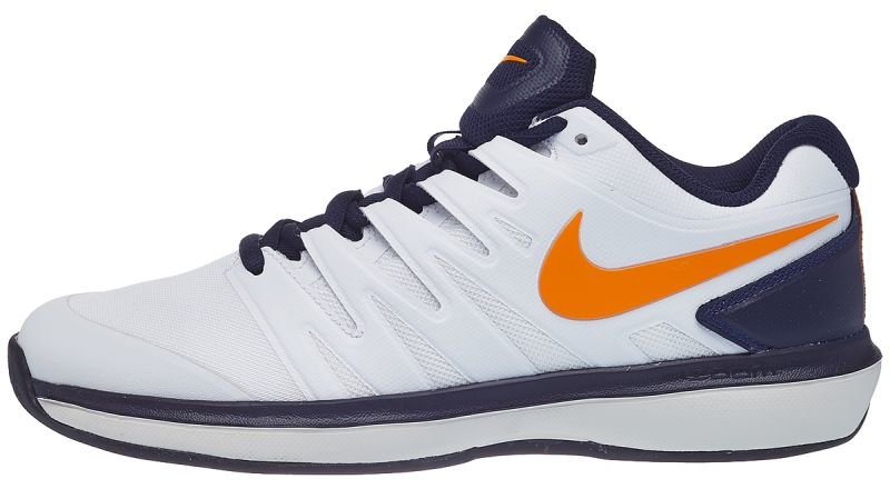 Nike Air Zoom Prestige Clay JR - white/orange peel