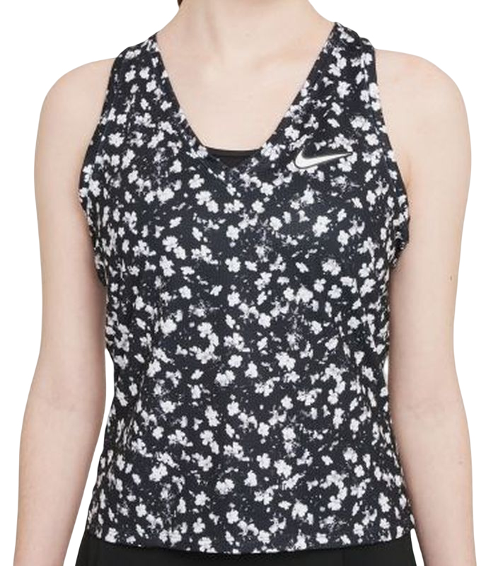 Nike Court Dri-Fit Victory Tank Printed W - black/white