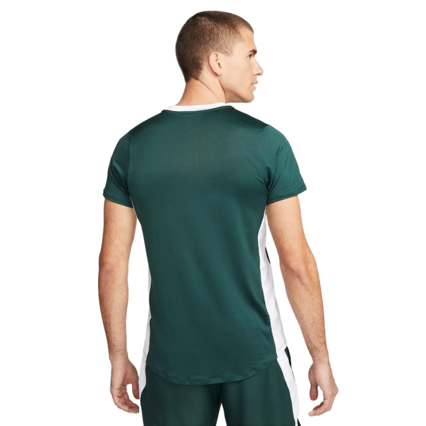 Nike Men's Court Dri-Fit Advantage Polo - pro green/white/white