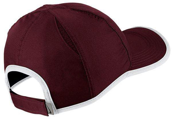 nike-feather-light-cap-night-maroon-black-white-2 Nike Feather Light Cap - night maroon/black/white