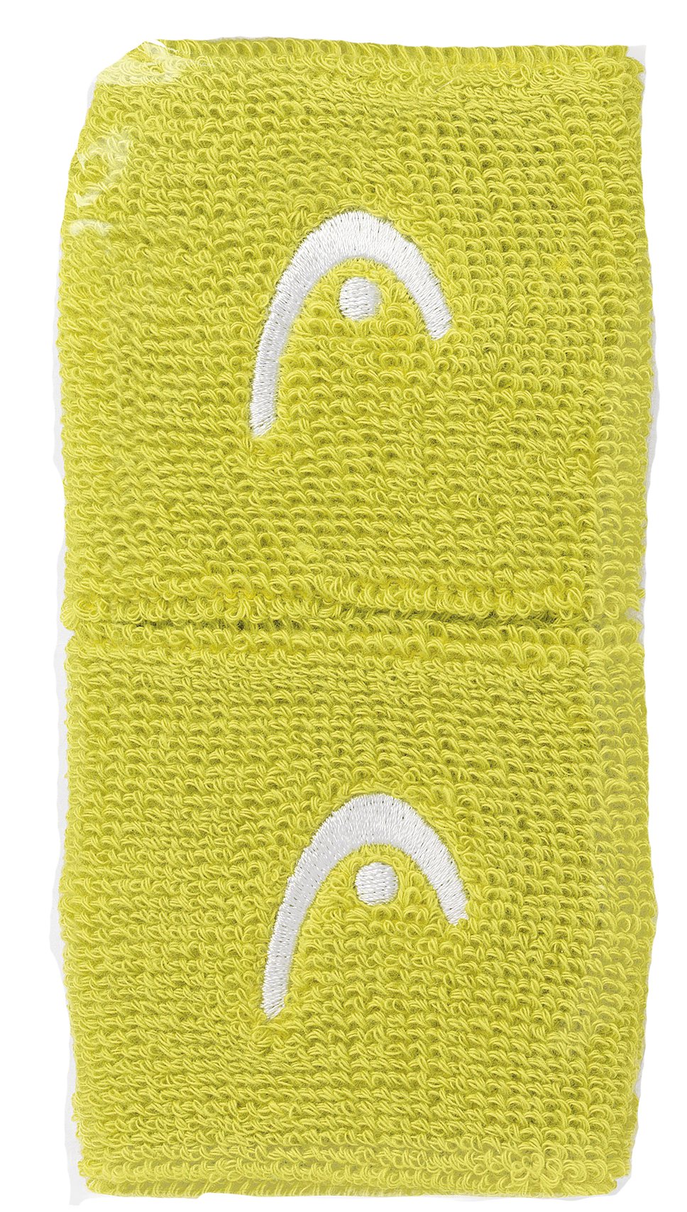 Head Wristbands 2.5" - lime/white