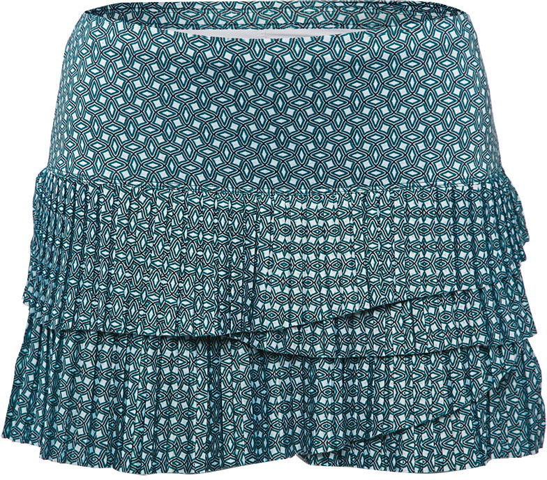 lucky-in-love-green-with-envy-deco-pleat-scallop-skirt-spruce-1 Lucky in Love Green with Envy Deco Pleat Scallop Skirt - spruce