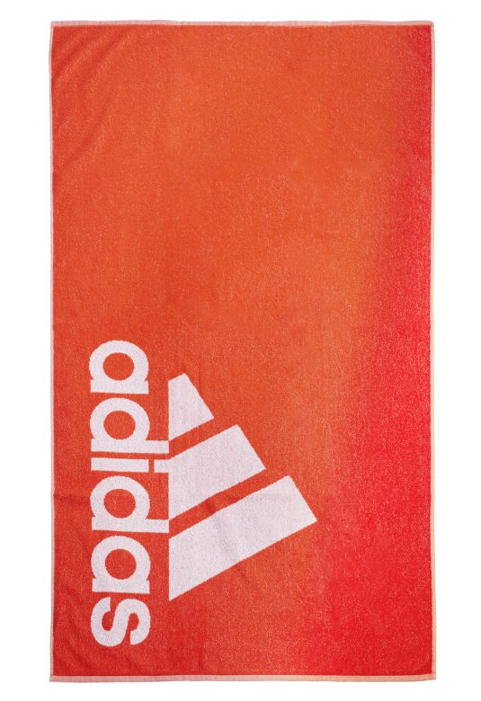 Adidas Towel L - orange/white