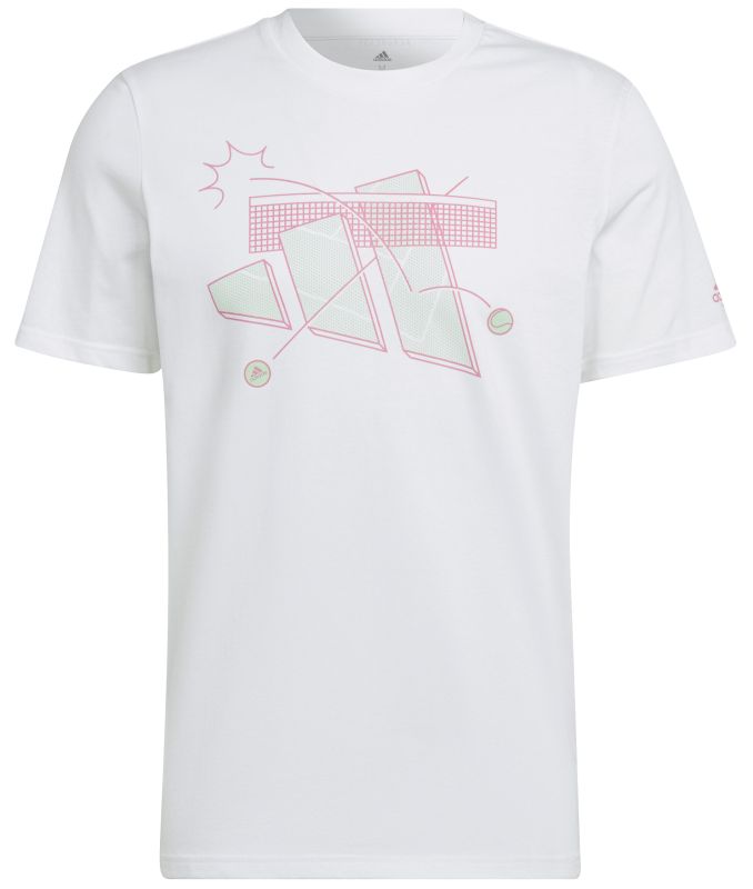 Adidas Aeroready Tennis Graphic Tee - white