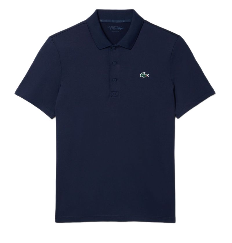 Męskie polo Lacoste Ultra Dry Stretch Golf - navy blue