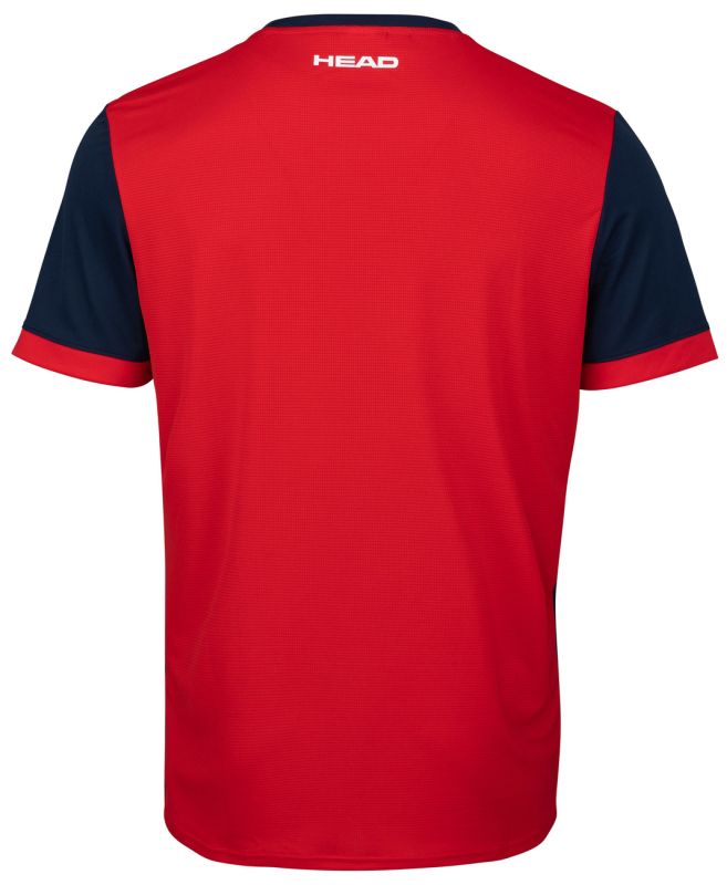 Head Davies T-Shirt B - red/dark blue