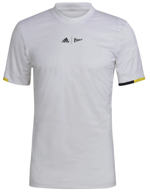 Adidas London Freelift T-Shirt - white/impact yellow