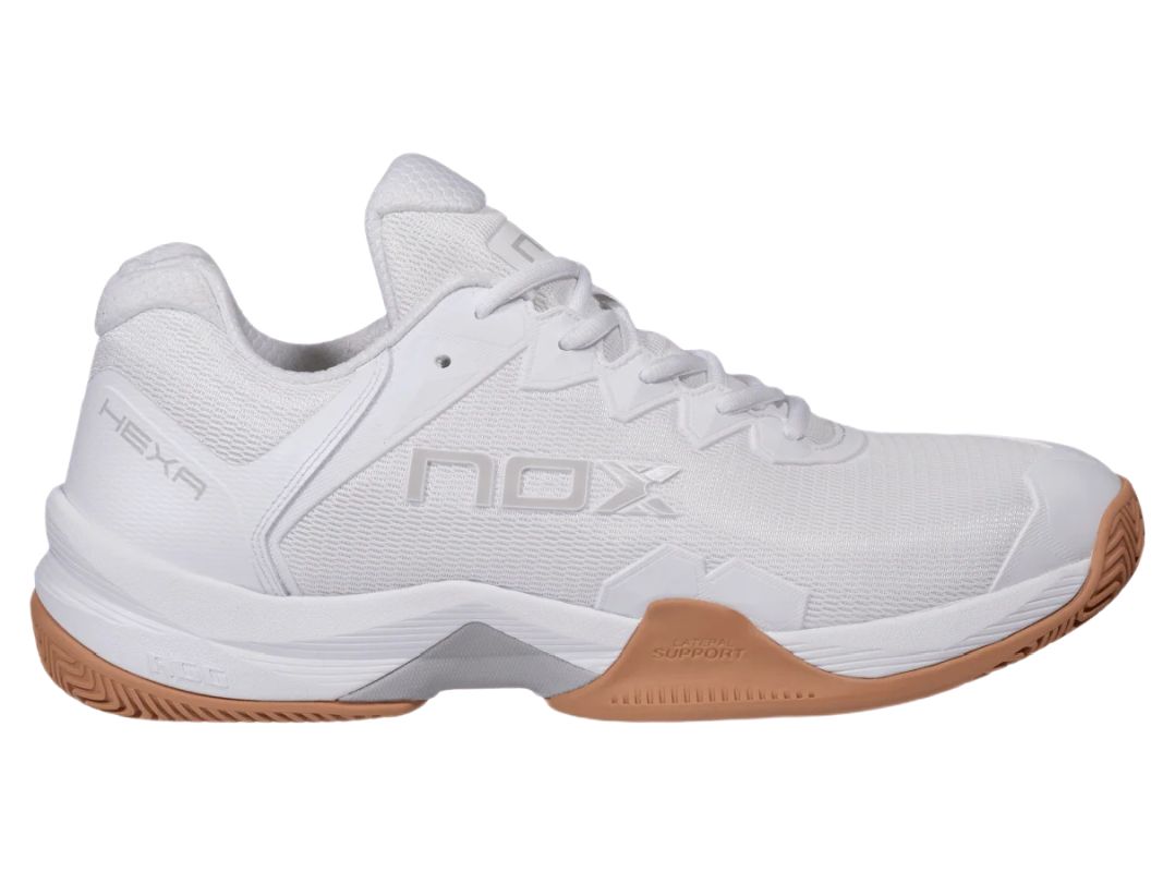 Męskie buty do padla NOX ML10 Hexa - white/gum rubbe