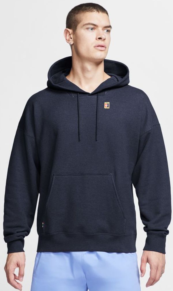 Nike Court Fleece Hoodie Heritage - obsidian