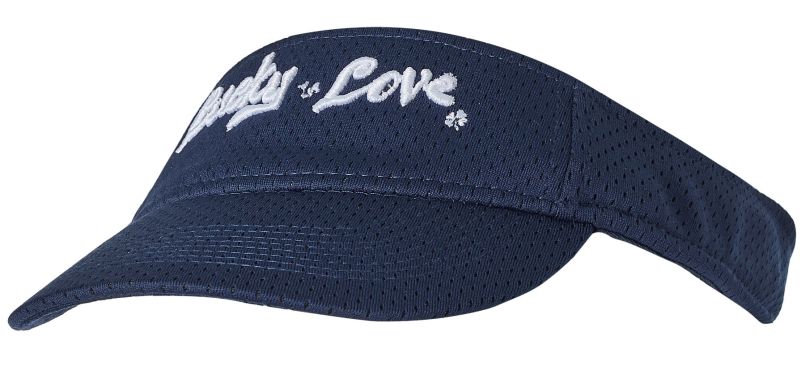 Lucky in Love Mesh Visor - navy