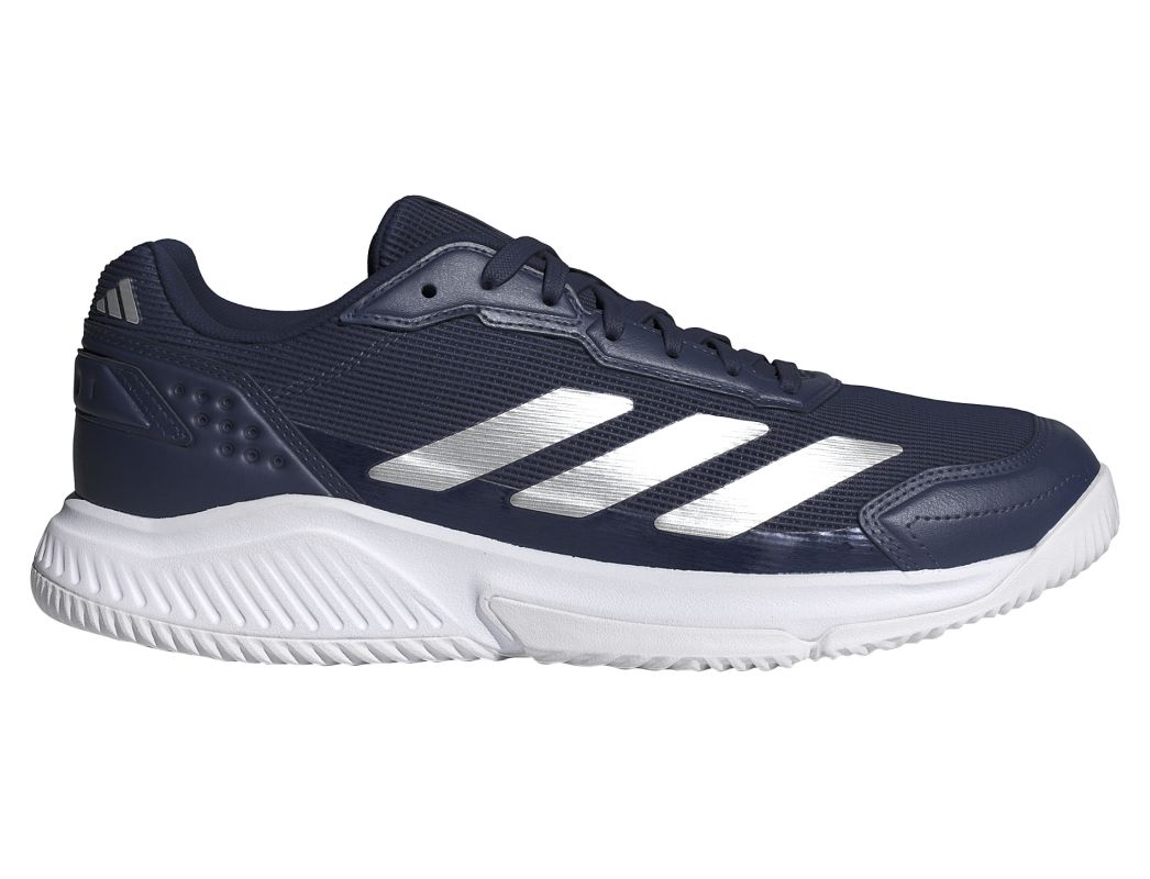 Męskie buty do padla Adidas Courtquick Padel M - dark blue/silver metallic/cloud white