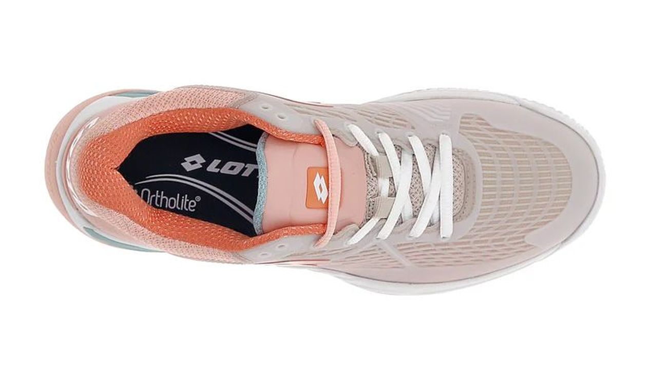 Lotto Mirage 100 II Clay - white/melon orange/peach melba
