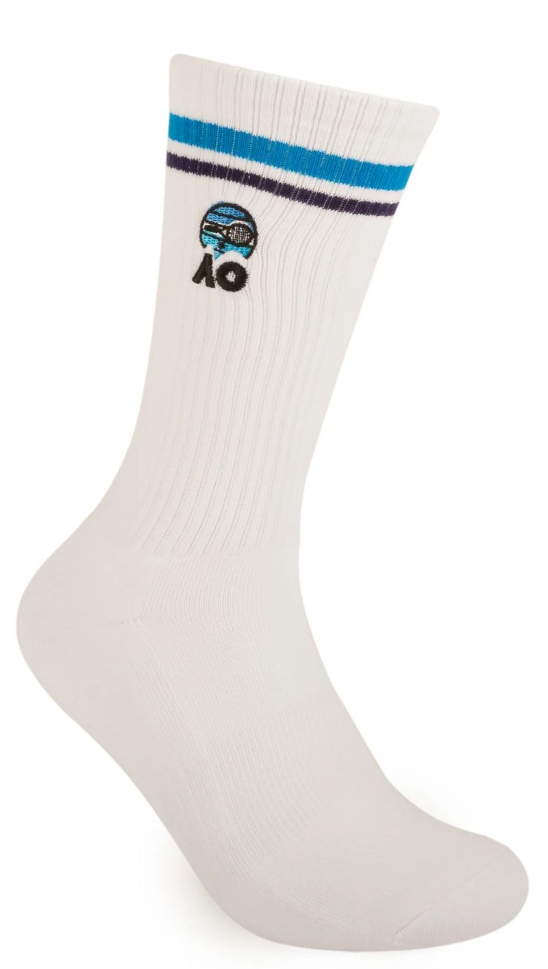 FAOS1416-WHTH Australian Open Sunset Racket Sneaker 2P