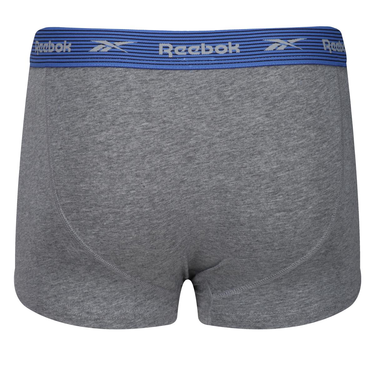 Reebok Mens Trunk EDRIK 3P - grey/purple/blue stripe