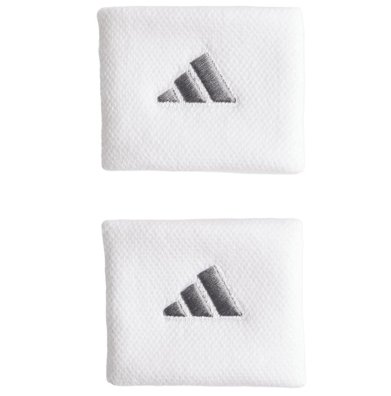 Frotka tenisowa Adidas Short Wristband (OSFM) 2P - white/iron metallic
