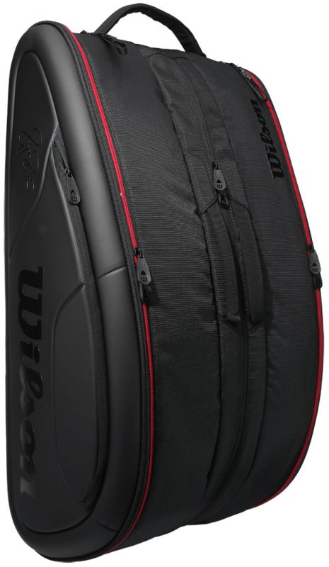 wilson-federer-super-dna-12-pk-bag-black-5 Wilson Federer Super DNA 12 Pk Bag - black