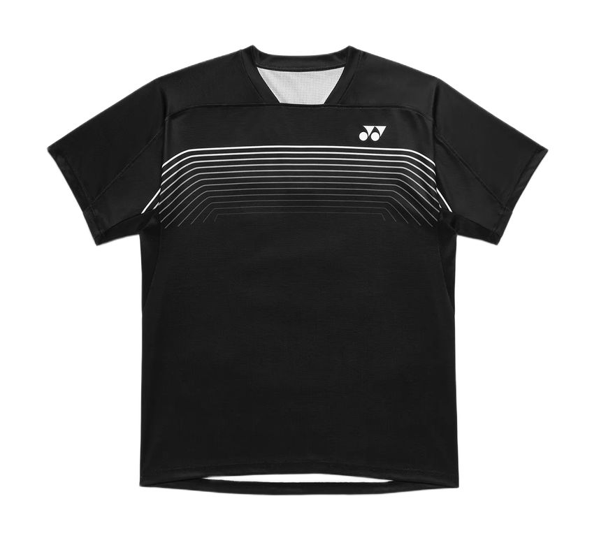 Męski T-Shirt Yonex Crew Neck Practice - black
