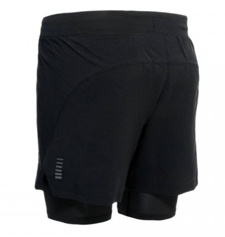 Under Armour Men's UA Iso-Chill Run 2-in-1 Shorts - black/reflective