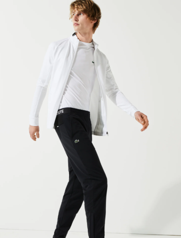 Lacoste Men’s SPORT Tracksuit Pants - black/white