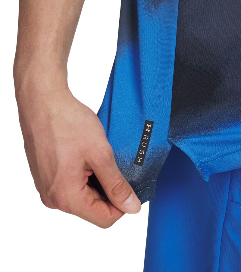 Under Armour Vanish Energy Printed Short Sleeve - blue atlantis Under Armour Vanish Energy Printed Short Sleeve - blue atlantis