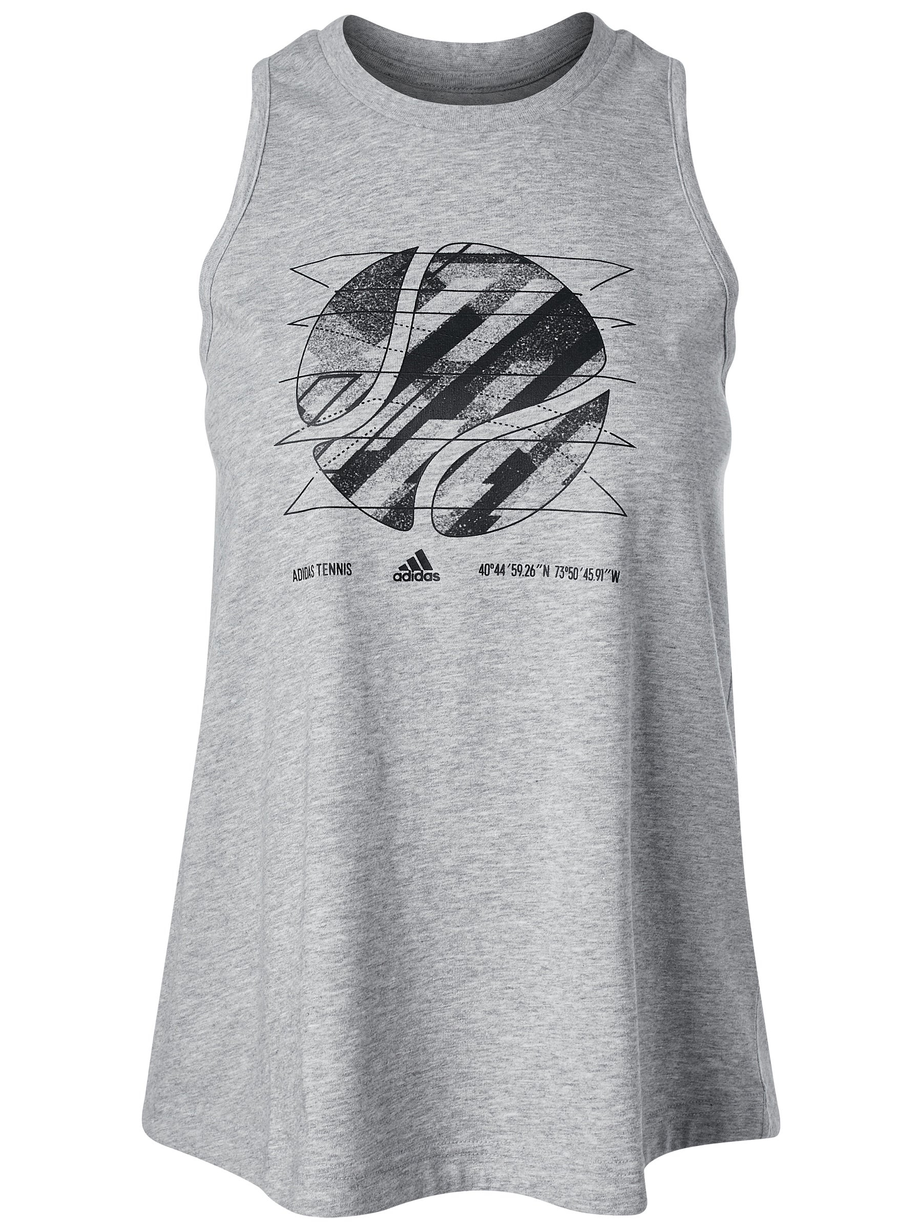 Adidas US Open Tank Top - grey heather