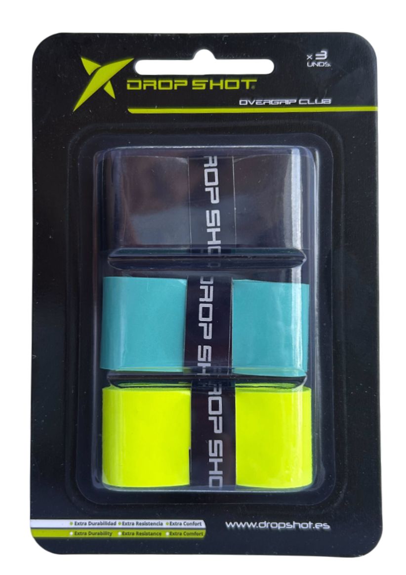 Drop Shot Overgrip Club 3P - multicolor