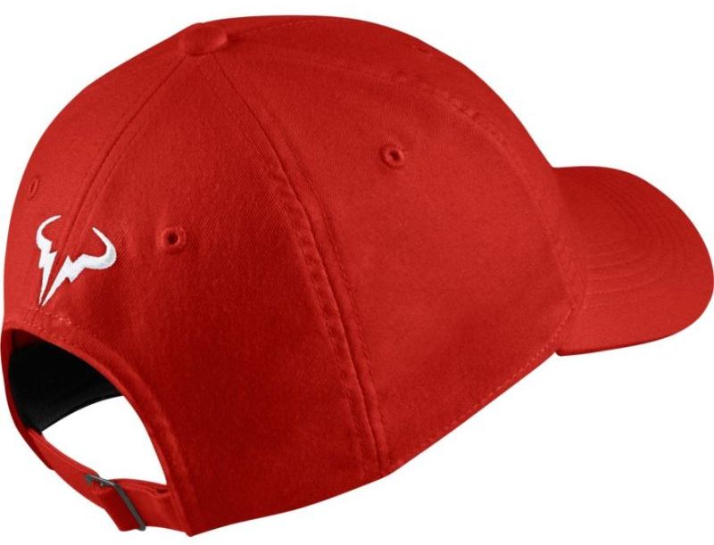 Nike Rafa U Aerobill H86 Cap - habanero red/white