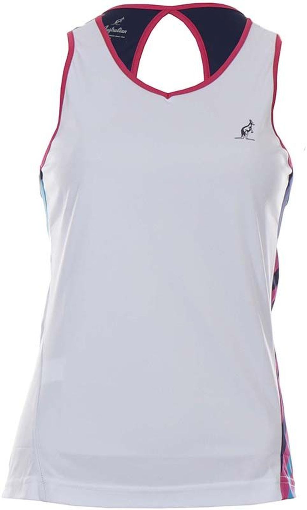 Australian Tank Top Printed Back - bianco Australian Tank Top Printed Back - bianco