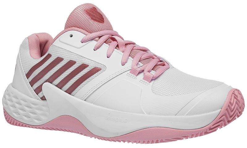 K-Swiss Aero Court HB - white/coral blush/metallic rose