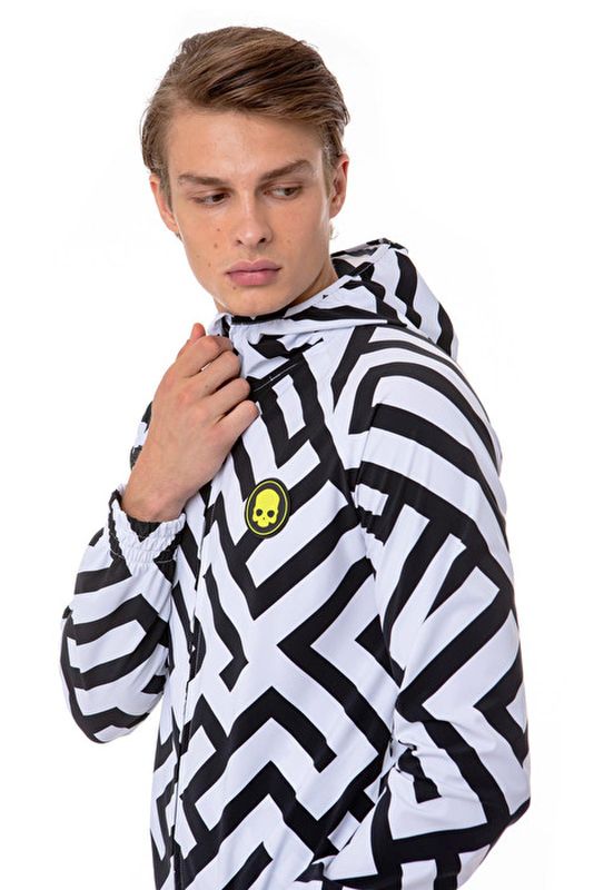 hydrogen-tech-labyrinth-jacket-white-black-4 Hydrogen Tech Labyrinth Jacket - white/black